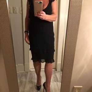 St. John Black evening dress